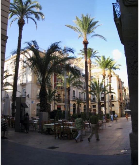 Bright Flat With View To The Castle And The Museum Apartment Alicante Luaran gambar